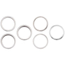 Anillo bisel de cámara trasera plateado para iPhone 14 Pro/Pro Max (A2659, A2889), repuesto de pieza Apple.