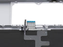 Tapa superior plateada con teclado ANSI US para MacBook 13" A1278 (2008), repuesto OEM.