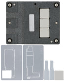Reparación de placa lógica Middle Frame AMAOE para iPhone 15 en Guatemala.