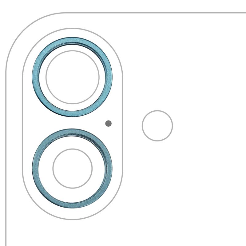 Anillo de bisel para cámara trasera iPhone 16 / 16 Plus (Teal) en Guatemala, reparación y repuestos para iPhone en tiendas mayoristas.
