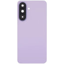 Tapa trasera violeta claro para Samsung Galaxy A37 5G (A376) con lente de cámara, repuesto aftermarket.