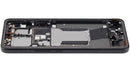 Pantalla OLED refurbished Xiaomi 14 Ultra negra con marco, repuesto para reparación de display roto.