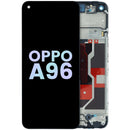 Pantalla original Oppo A96 negra, display LCD de repuesto para reparación de pantalla rota CPH2333.