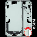 Carcasa media con piezas pequenas iPhone 15 Plus (Verde)