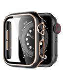 Funda iWatch 41mm Hard PC Bumper Negro & ROSE GOLD