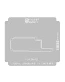 Kit de estarcido BGA magnético Amaoe 4 en 1 para iPhone 16, 16 Plus, 16 Pro, 16 Pro Max (0.12mm) para reparación de BajoPPLCD.