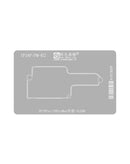 Plataforma de reballing BGA magnética 2 en 1 Amaoe para iPhone 18 Pro/Max, incluye esténcil de microsoldadura de 0.12mm.