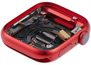 Chasis de aluminio rojo usado para Apple Watch Series 8 41mm celular, modelo A2772, A2773, A2857.
