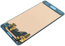 Pantalla LCD original Samsung Galaxy Alpha G850F dorada, para reemplazar display dañado.