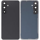 Tapa trasera de vidrio grafito para Samsung Galaxy S24 FE con lente de cámara, repuesto de reparación.