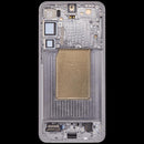 Pantalla OLED Samsung Galaxy S25 Plus 5G Silver Shadow 120Hz con marco, repuesto para reparación display.