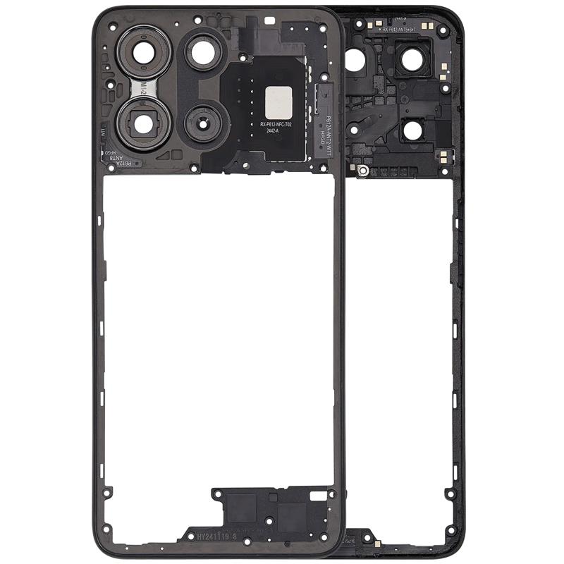 Encuentra la carcasa media para Motorola Moto G 5G (XT2513 / 2025) color Forest Gray en Guatemala.
