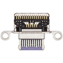 Puerto de carga morado para iPad Air 4 (A2316, A2324) o iPad Air 5 (A2588, A2589), repuesto con soldadura.
