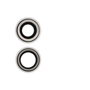 Pack de 10 lentes de cámara trasera blancos con bracket y bisel para iPhone 12 y 12 Mini.