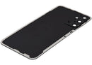 Tapa trasera negra para Samsung Galaxy A24 4G (A245) con orificio para cámara, repuesto Aftermarket Plus.
