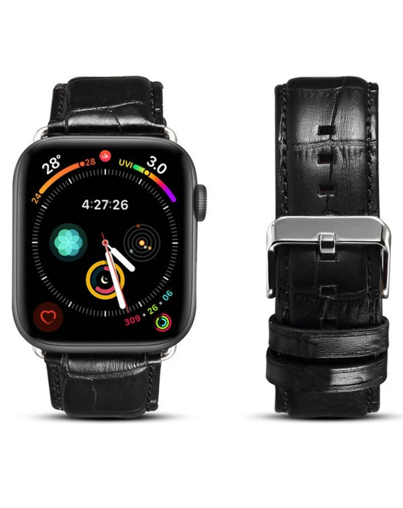 Protege tu iWatch de 38/40/41mm con estilo con esta funda de cuero PU en Guatemala.