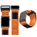 Encuentra la banda activa Oxford Woven nueva para iWatch en Guatemala, variedad de tamaños y color naranja disponible.