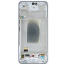 Pantalla OLED lavanda con marco para Samsung Galaxy A36 5G (A366), repuesto aftermarket de alta calidad.