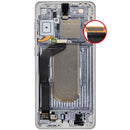 Pantalla con marco original Samsung Galaxy S25 Edge (Titanium Silver)