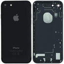 Tapa trasera usada iPhone 7 Jet Black A1660, A1778, A1779. Carcasa de repuesto Apple para reparación.