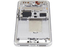 Mid-frame housing blanco para Xiaomi 15 Ultra, repuesto de carcasa para cambio de frame roto.