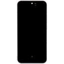 Pantalla OLED morada refurbished para OPPO Reno 13 con marco, lista para reparación.