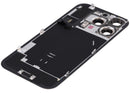 Tapa trasera con placa de acero con carga inalambrica NFC MagSafe y flex de linterna compatible para iPhone 16 Pro (original) (Titanio del Desierto)