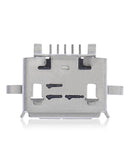 Reparación de puerto de carga con soldadura requerida en Guatemala - 05 pin - Micro A - 4 puntos de anclaje, disponible en mayoristas de componentes electrónicos.