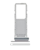 Encuentra la charola para tarjeta SIM plateada del Samsung Galaxy Note 10 en Guatemala, ideal para reparaciones y componentes originales de Samsung.