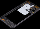 Marco medio negro para Samsung Galaxy A17 5G (SM-A176B), chasis de repuesto para reparación.