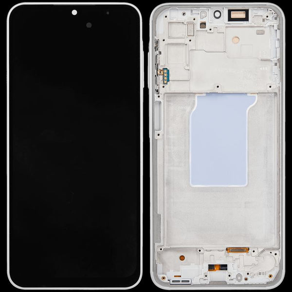 Reparación de pantalla OLED con marco para Samsung Galaxy A26 5G en Guatemala.