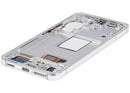 Pantalla OLED negra para Samsung Galaxy S22 5G Phantom Black, con marco y display para reparación de screen rota.
