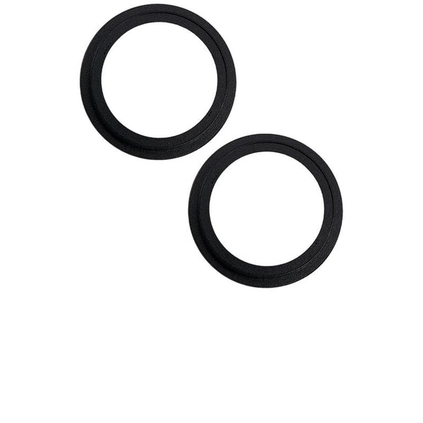 Anillo embellecedor para camara trasera iPhone 15 / 15 Plus (Negro) (Set de 2 piezas)