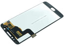 Pantalla LCD original blanca para Motorola Moto E4 (XT1763) con display y frente, ideal para reparación.