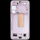 Pantalla OLED con marco para Samsung Galaxy S23 Plus lavanda, 120Hz, ideal para reparación de display roto.