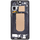 Chasis medio Samsung Galaxy S25 Edge 5G Titanium Jetblack, repuesto para reparación.