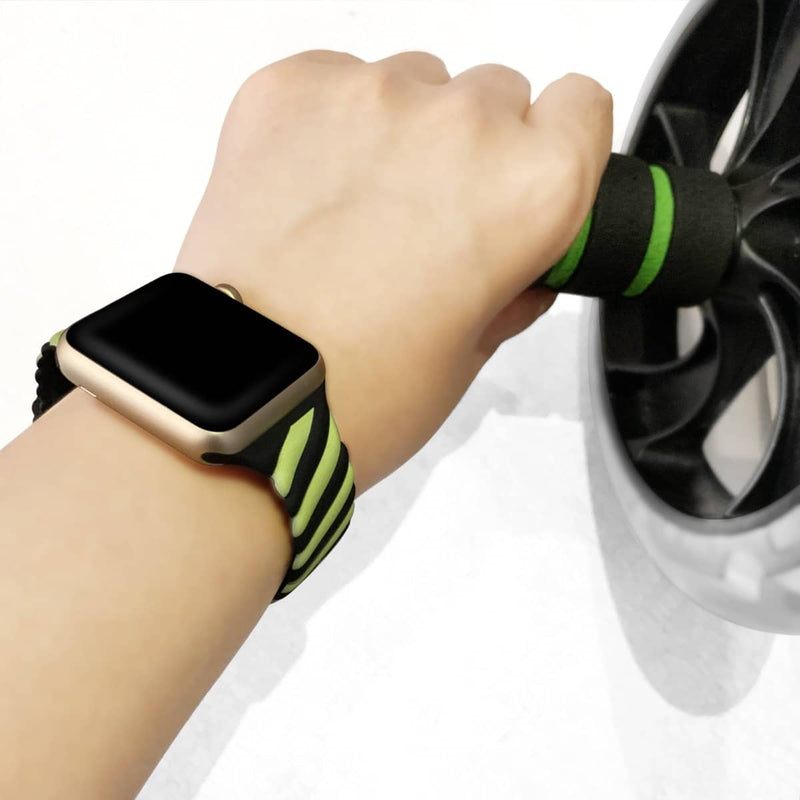 Encuentra la mejor banda de silicona trenzada para iWatch (38/40/41mm) en Guatemala con nuestra amplia selección de colores, disponibles en SlowBack.