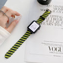 Encuentra la mejor banda de silicona trenzada colorida para tu iWatch en Guatemala con SlowBack, mayorista de accesorios y correas para relojes.