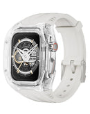 Protege tu iWatch 44mm/45mm con una banda blanca transparente en Guatemala.