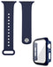 Compra la mejor correa de silicona y carcasa bumper con cristal templado para tu iWatch 45mm en Guatemala con SlowBack, mayorista de accesorios Apple.