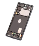 Pantalla OLED con marco para Samsung Galaxy S20 FE 4G / 5G (Original Usado: Grado A) (Cloud Navy)
