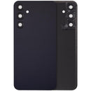 Tapa trasera Brave Black para Samsung Galaxy A25 5G con lente de cámara, repuesto original SM-A256B.