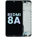 Pantalla LCD negra con marco para Xiaomi Redmi 8A, display de reemplazo.