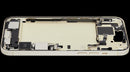 Chasis medio amarillo para iPhone 15 Plus (A2847, A3093, A3094) con puerto de carga y small parts, OEM Grado C.