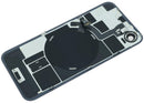 Tapa trasera rosa claro OEM Grade A para iPhone 17e, con magneto MagSafe y NFC. Ideal para reparación de pantalla rota.