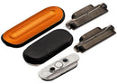 Set de 5 botones laterales de repuesto para Apple Watch Ultra 49mm, en naranja y negro.