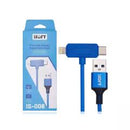 Encuentra el Cable de Datos de Reparación de Interfaz Dual para iPhone (ISOFT) en Guatemala para reparaciones de iPhone en talleres especializados.