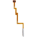 Lector de huella dactilar blanco Frosty White con cable flex para Xiaomi Mi 11i, repuesto para reparación.
