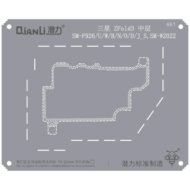 Compra un stencil Bumblebee (QS661) para reparar tu Samsung Z Fold 3 en Guatemala de forma rápida y fácil.