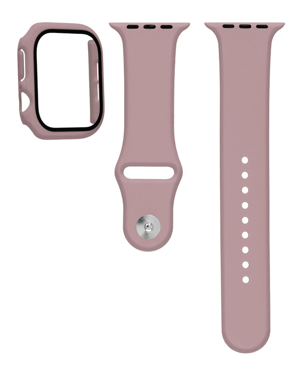 Encuentra la mejor banda de silicona suave con vidrio templado para iWatch de 46mm en Guatemala.